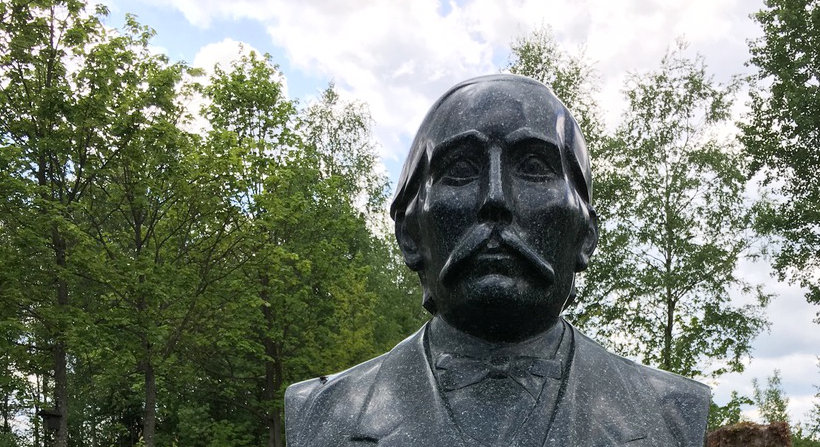 Kopf der Statue von Erhard Ackermann