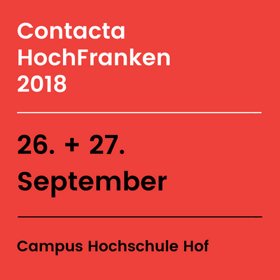 Contacte HochFranken 2018