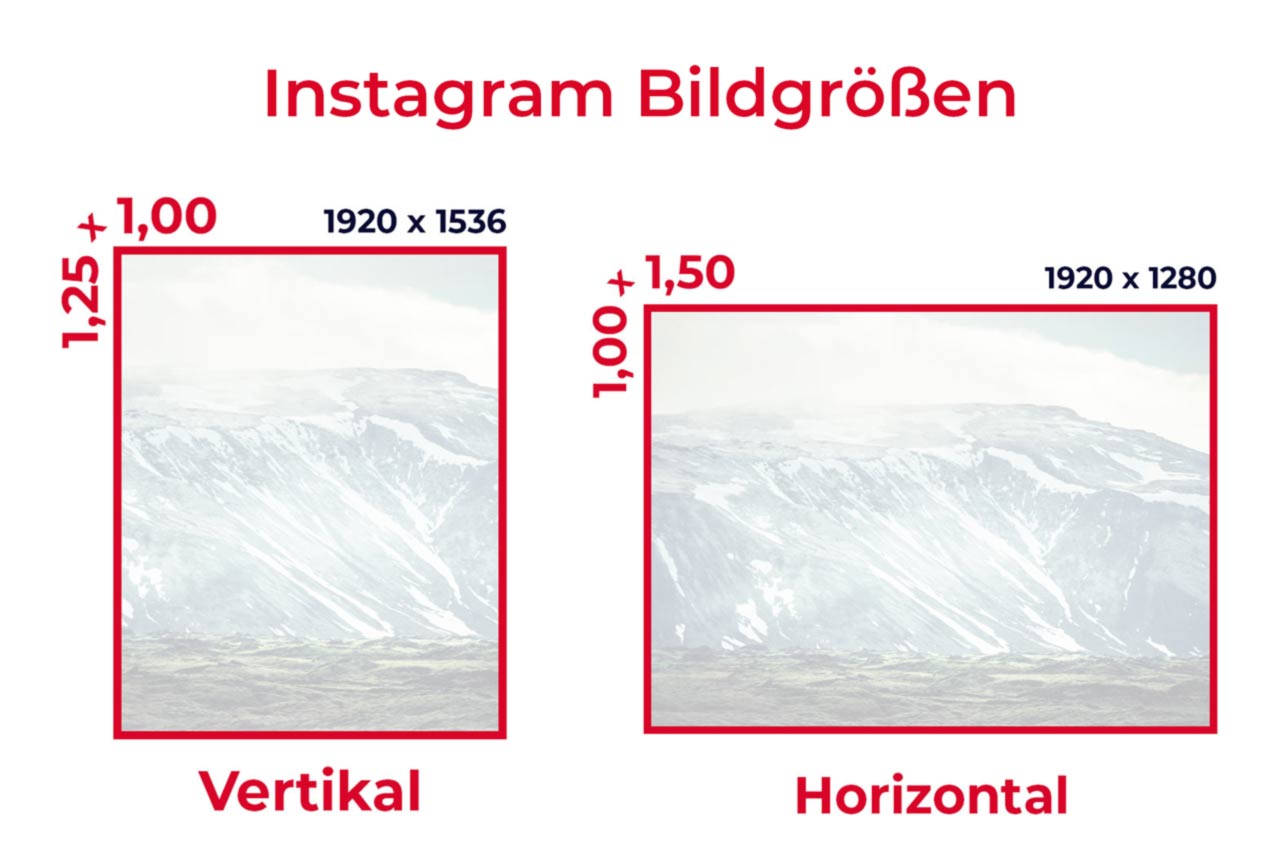 Instagram Bildgroessen