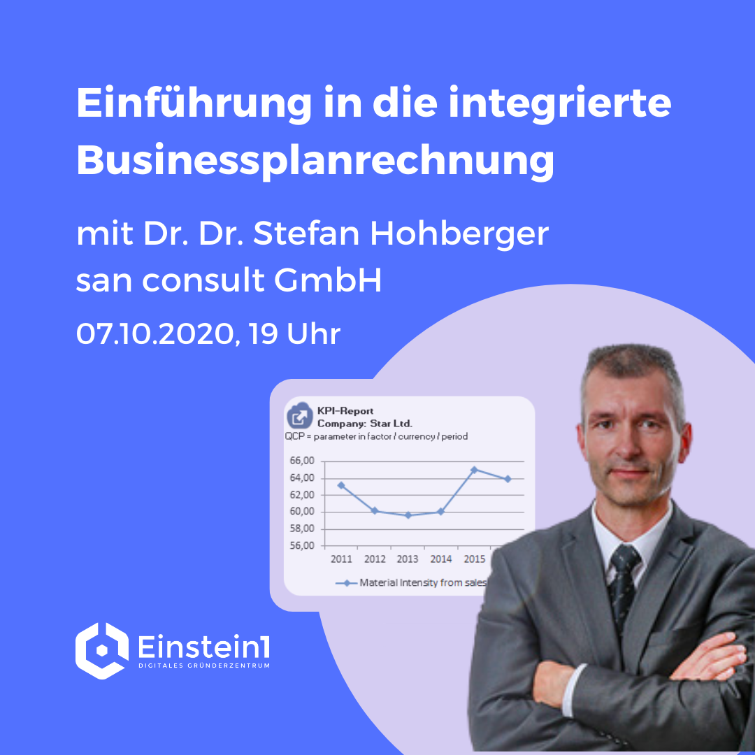 Einführung Businessplanrechnung mit Dr. Dr. Stefan Hohberger