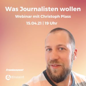 Christoph Plass - Journalist im Hofer Land