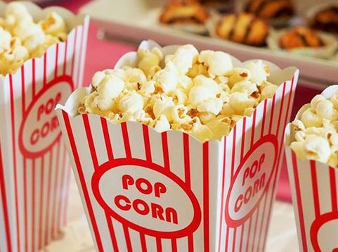 Filmabend-Popcorn