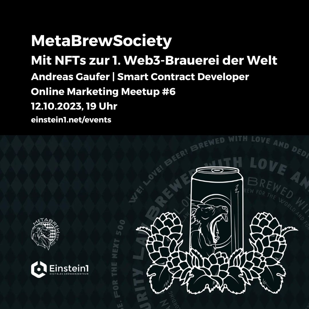MetaBrewSociety – Mit NFTs zur 1. Web3-Brauerei der Welt