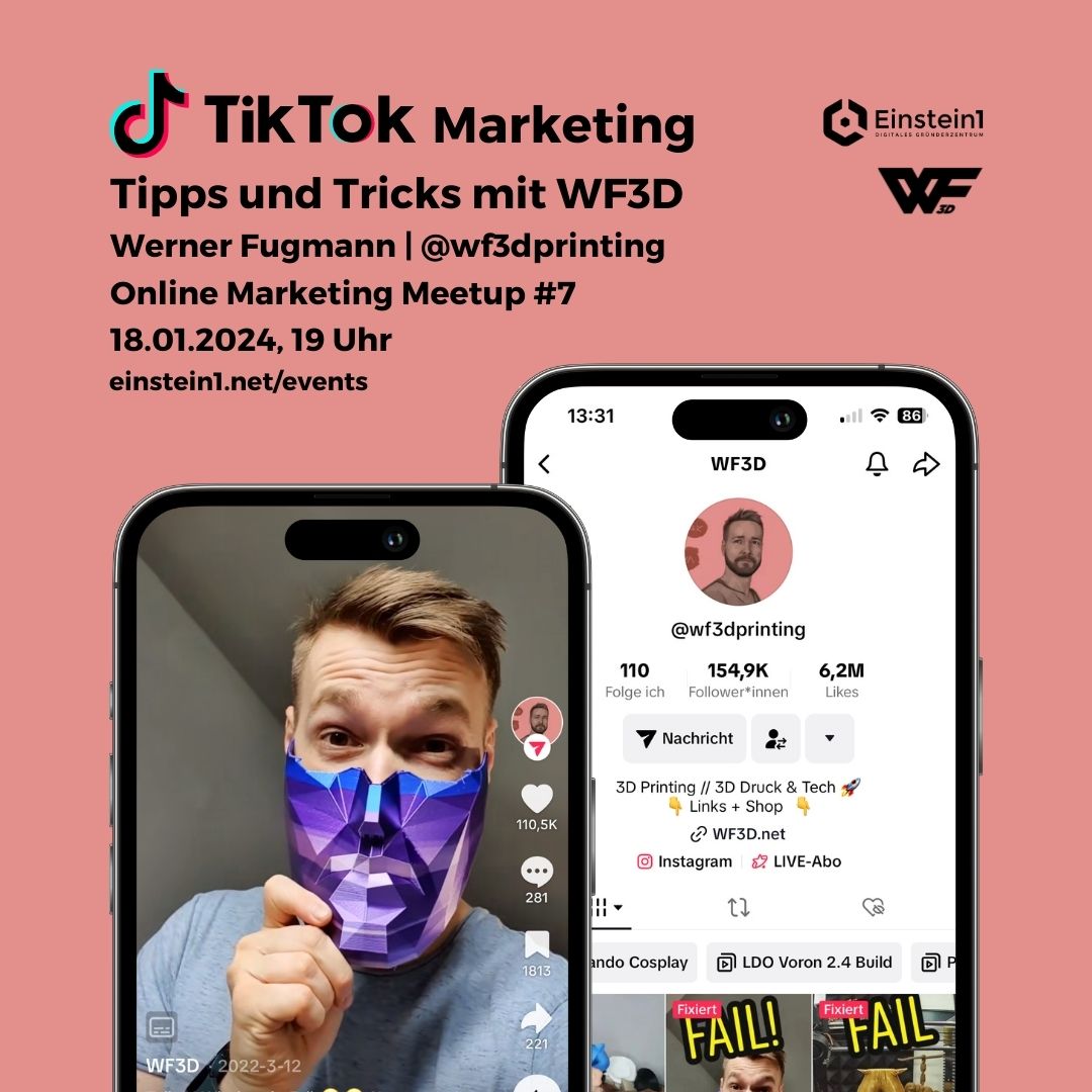 TikTok-Marketing – Tipps und Tricks mit WF3D